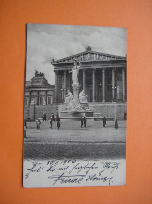 CARTE POSTALA CIRCULATA VIENA 1906 foto