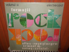 -Y- FORMATII ROCK 4 - SFINX / SEMNAL M / SAVOY / CRISTAL DISC VINIL LP foto