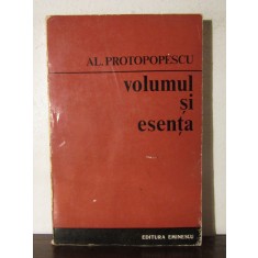 VOLUMUL SI ESENTA-AL.PROTOPOPESCU