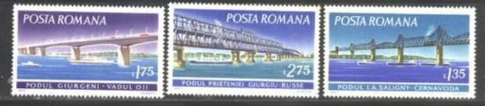 Romania1972 - PODURI, serie nestampilata, VL27