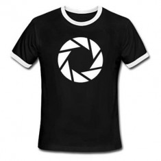 Tricou Portal 2 Aperture Symbol Marimea Xl foto