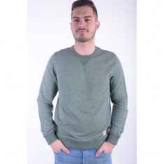 Bluza Bumbac Jack&amp;amp;Jones Vintage Recycle Dark Forest foto