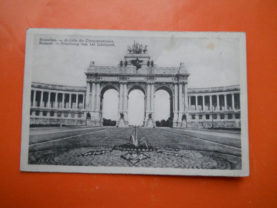 HOPCT 72394 BRUXELLES ARCADA JUBILIARA -1930-BELGIA-STAMPILOGRAFIE-CIRCULATA foto