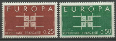 Franta 1963 - Europa, serie neuzata foto