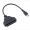 Cablu adaptor USB-C (Type-C 3.1) la SATA 22 pini, 6 Gb/s, pentru SSD si HDD 2.5&quot;