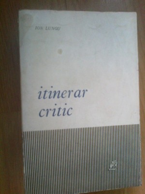 k1 Itinerar Critic - Ion Lungu foto