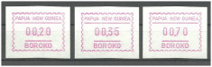 Papua New Guinea 1991 - timbre automate, neuzate foto