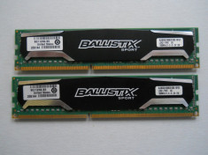 Memorie Ram Crucial Ballistix Sport 16 GB ( 2 x 8 GB) 1600Mhz DDR3. foto