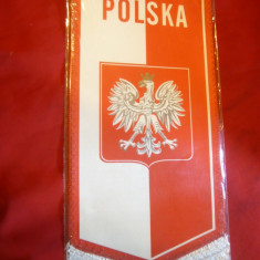 Fanion Sportiv mare al Federatiei de Fotbal Polonia , h=29,5 cm