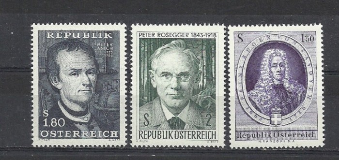 AUSTRIA &ndash; PERSONALITATI, 3 serii complete, VL30