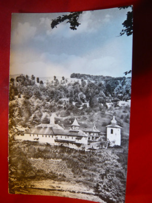 Ilustrata - Manastirea Sihastria judet Neamt ,circulat cca. 1960 foto