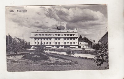 bnk cp Sibiu - Piata Unirii- circulata foto