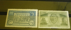 ROMANIA 1933 - CENTENARUL ORASULUI TURNU SEVERIN, 25/50 BANI, timbre MNH, VL29 foto