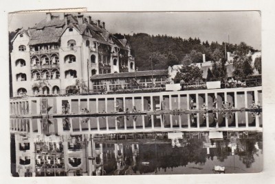 bnk cp Ocna Sibiului - Pavilionul central al bailor - circulata foto