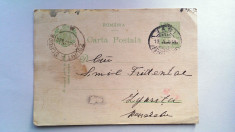 IUDAICA-CARTE POSTALA SCRISA IN EBRAICA-ANII 30 foto