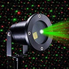 Proiector laser de exterior stele miscatoare si joc de lumini tip Star Shower Motion foto