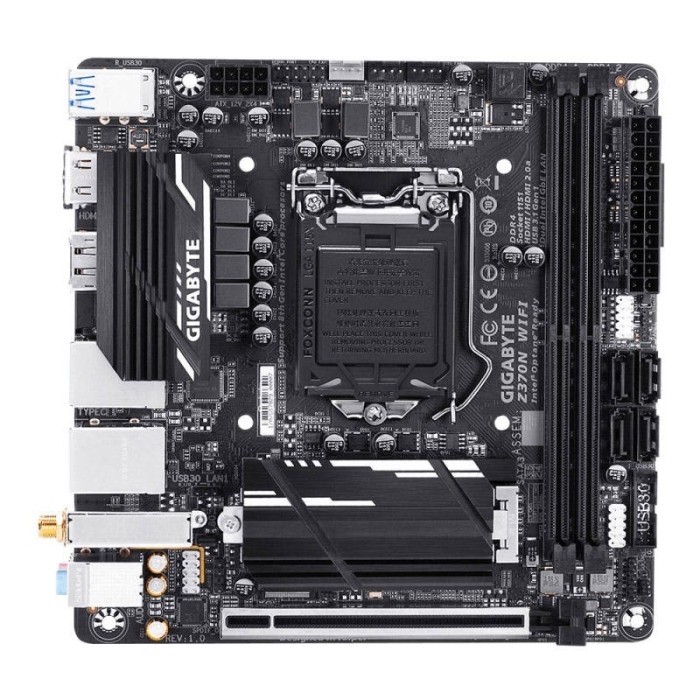 Placa de baza Gigabyte Z370N WIFI Intel LGA1151 mITX foto mare Placa de baza Gigabyte Z370N WIFI Intel LGA1151 mITX foto mare