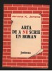 (C7966) ARTA DE A NU SCRIE UN ROMAN DE JEROME K. JEROME