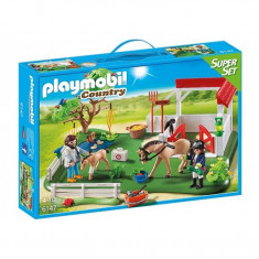 Super set Grajd cu cai Playmobil foto