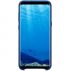 Carcasa Alcantara pentru SAMSUNG Galaxy S8 Plus, EF-XG955ALEGWW, Blue foto