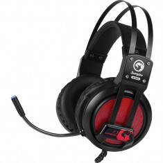 Casti gaming Marvo HG9028 Black / Red foto