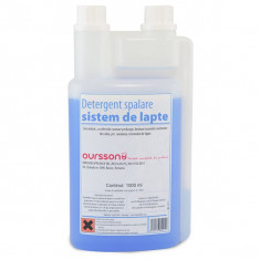 Detergent pentru spalarea sistemului de spumare a laptelui OURSSON 40232, 1000ml foto