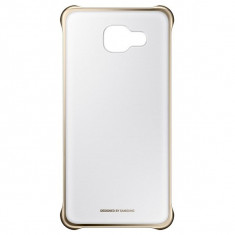 Husa Clear Cover pentru Samsung Galaxy A5 2016, SAMSUNG EF-QA510CFEGWW, Gold foto