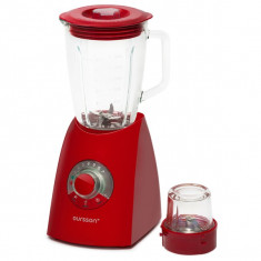 Blender cu rasnita OURSSON BL0642G/RD, 2l, 600W, rosu foto