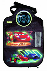 Organizator scaun auto Cars Neon pentru spatarul scaunului din fata, 40 x 60 cm foto