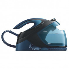 Statie de calcat PHILIPS PerfectCare Performer GC8735/80, talpa SteamGlide Plus, 2600W, 1.8l, 420 g/min, albastru foto