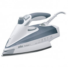 Fier de calcat BRAUN TexStyle 7 TS 785 STP, Saphir, 170g/min, 2400W, alb - gri foto