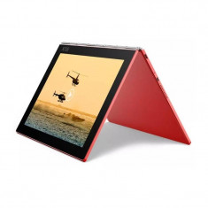 Tableta Lenovo Yoga Book YB1-X91F 10.1 inch Intel Atom X5-Z8550 1.44 GHz Quad Core 4GB RAM 128 flash WiFi GPS Windows 10 Pro Red foto