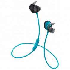 Casti in-ear cu microfon BOSE SoundSport Wireless 761529-0020, albastru foto