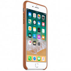 Carcasa din piele pentru iPhone 8 Plus /7 Plus, APPLE MQHK2ZM/A, Brown foto