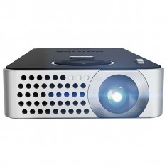 Videoproiector portabil PHILIPS PicoPix PPX4350, 640 x 360 pixeli, negru-gri foto