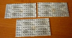 LAME DE RAS DERBY SIGILATE, 3 BUCATI DIFERITE DE COLECTIE L477