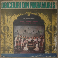 Vinyl/vinil Obiceiuri Din Maramureș,seria Obiceiuri La Rom&amp;acirc;ni,ST-EPE 01909,VG foto