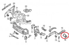 Suport sustinere traversa Renault Twingo 1, produs original 7750815208 foto