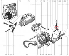 Surub Hrdl 6 X 100 - 85 OE Renault R19 7703101181 foto