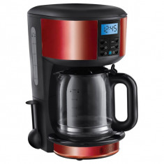 Cafetiera RUSSELL HOBBS 20682-56, 1.25l, 10 cesti, 1000W, negru-rosu foto