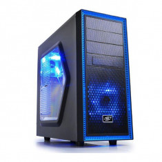 Carcasa DeepCool Tesseract SW, 1xUSB2.0, 1xUSB3.0, mATX, ATX, black, fara sursa foto