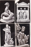 Bnk cp Constanta - Muzeul arheologic - lot 8 carti postale uzate, Circulata, Printata