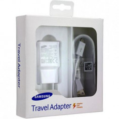 Incarcator Samsung microUSB, 2A, Adaptive Fast Charging, Quick Charge + Cablu Date foto