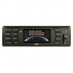 Radio MP3 auto AKAI STC-1606U, 4x7W, USB, Card Reader, iluminare albastru foto