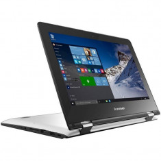 Laptop Lenovo IdeaPad Yoga 300-11IBR 11.6 inch HD Touch Intel Celeron N3060 4GB DDR3 500GB HDD Windows 10 Home White foto