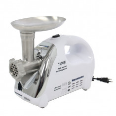 Masina de tocat carne NAUMANN NM-120, 1.5kg/min, 1500W, alb foto