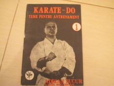 KARATE-DO TEME PENTRU ANTRENAMENT ADRIAN BUCUR foto