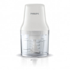 Mini tocator PHILIPS Daily Collection HR1393/00, 1 viteza, 450W, alb foto