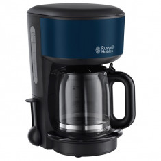 Cafetiera RUSSELL HOBBS 20134-56, 1.25l, 10 cesti, 1000W, negru-albastru foto