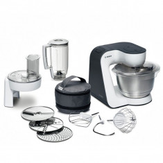 Robot de bucatarie BOSCH Styline MUM52120, vas 3.9l, blender 1.25l, 700W, alb foto